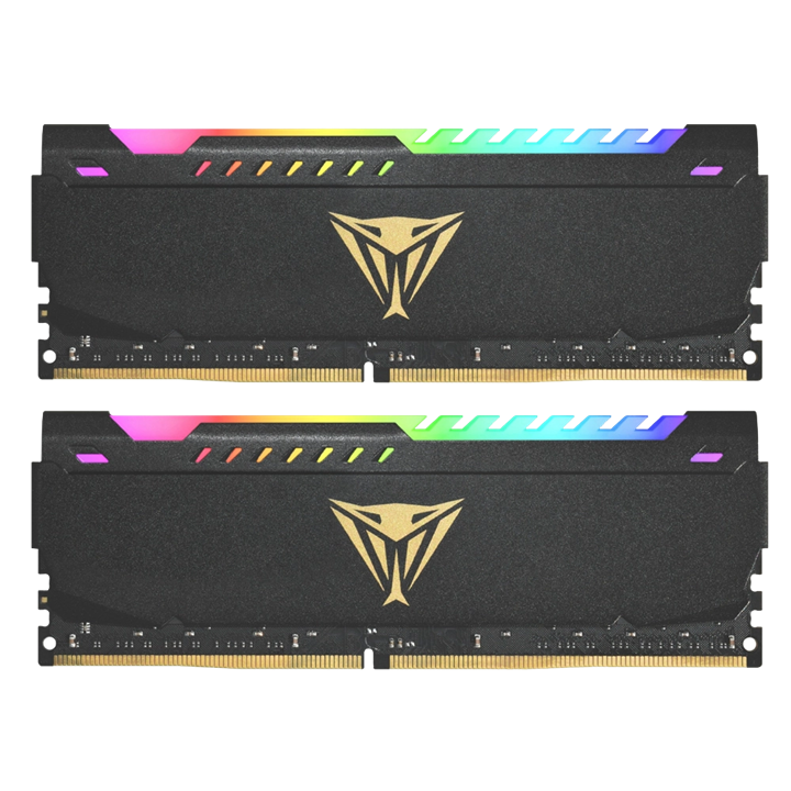 حافظه رم پاتریوت Viper Steel RGB DDR4 16GB Dual 3600MHz CL18